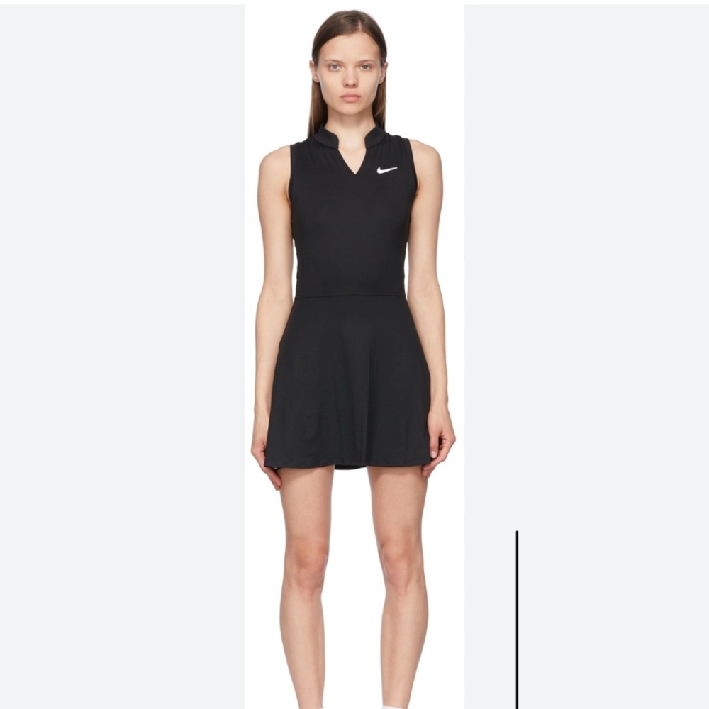 Nike Women's Court Dri-FIT Victory Tennis Dress, Black